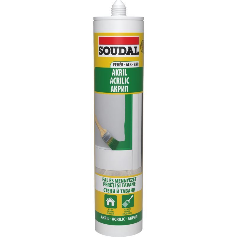 СУДАЛ Акрилен силикон  280ml.Бял