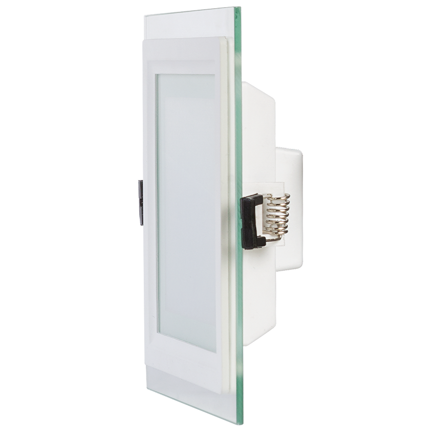 LED стъклен панел квадрат IP44  220V-240V AC 120° 12W 4200K SMD 2835