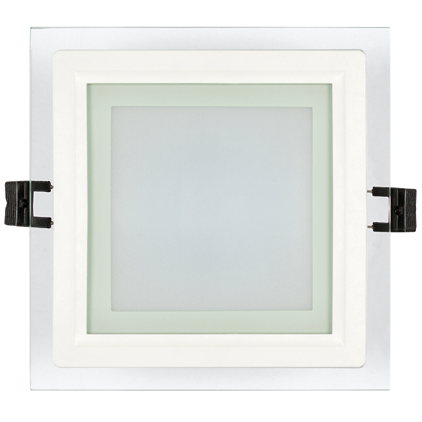 LED стъклен панел квадрат IP44  220V-240V AC 120° 12W 4200K SMD 2835