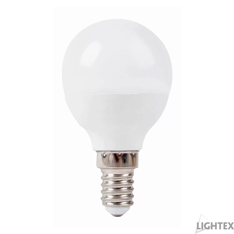 LED лампа Plastic 7W 220V E14 P45 матирана NW 4000K 600lm Lightex